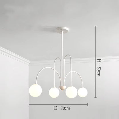 Modern Led Pendant Lamps Nordic Glass Minimalist Hanging Lighting Fixture Dining Living Bedroom Indoor Decor Suspension Lights