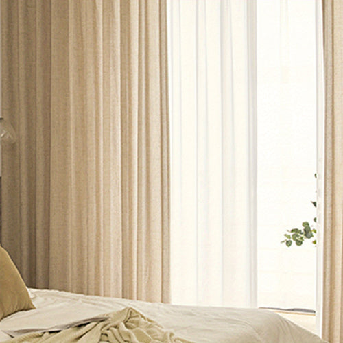 Elegant Faux Linen Curtain for Any Room Decor