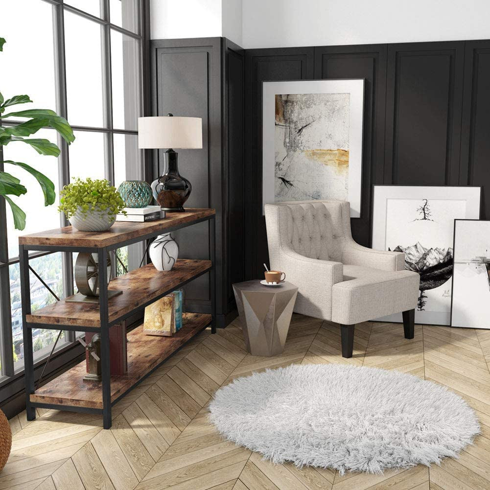 3-Tier TV Stand with Storage Shelves