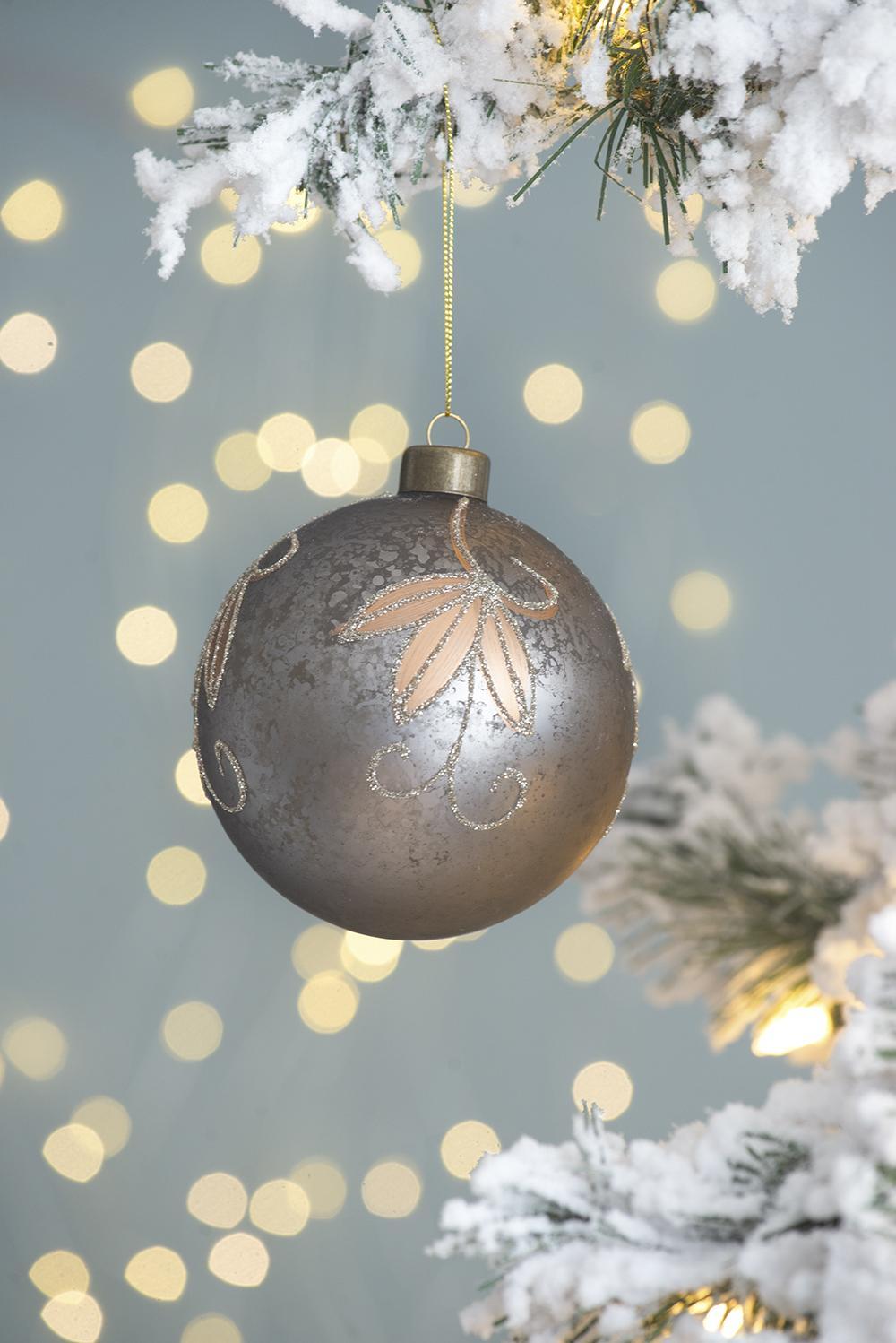 Christmas Ball Ornaments, Glass Decorative Hanging Ball Christmas Tree Ornaments
