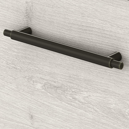 Key West L-Shaped Desk with Mobile File Cabinet for Home Office Workspace