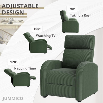 Recliner Chair Adjustable Home Theater Single Recliner Sofa Furniture