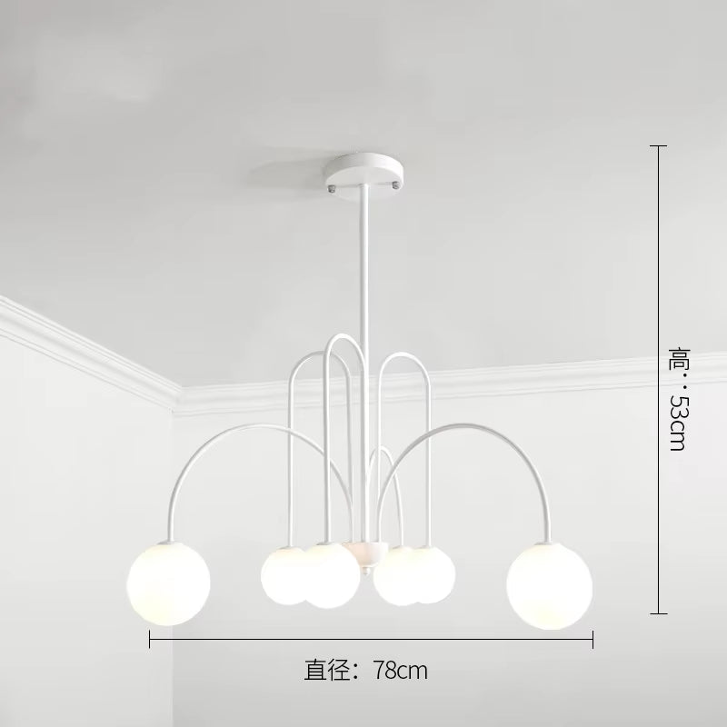 Modern Led Pendant Lamps Nordic Glass Minimalist Hanging Lighting Fixture Dining Living Bedroom Indoor Decor Suspension Lights