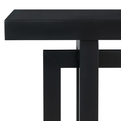 Contemporary Console Table with Wood Top, Extra Long Entryway Table