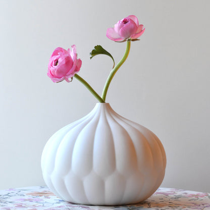 Large Textured Porcelain Vase