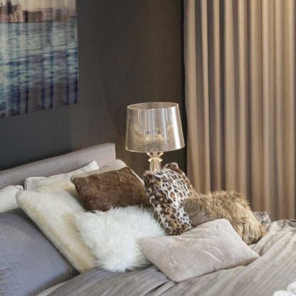 Jade Tan Faux Fur Pillow 2 Pack