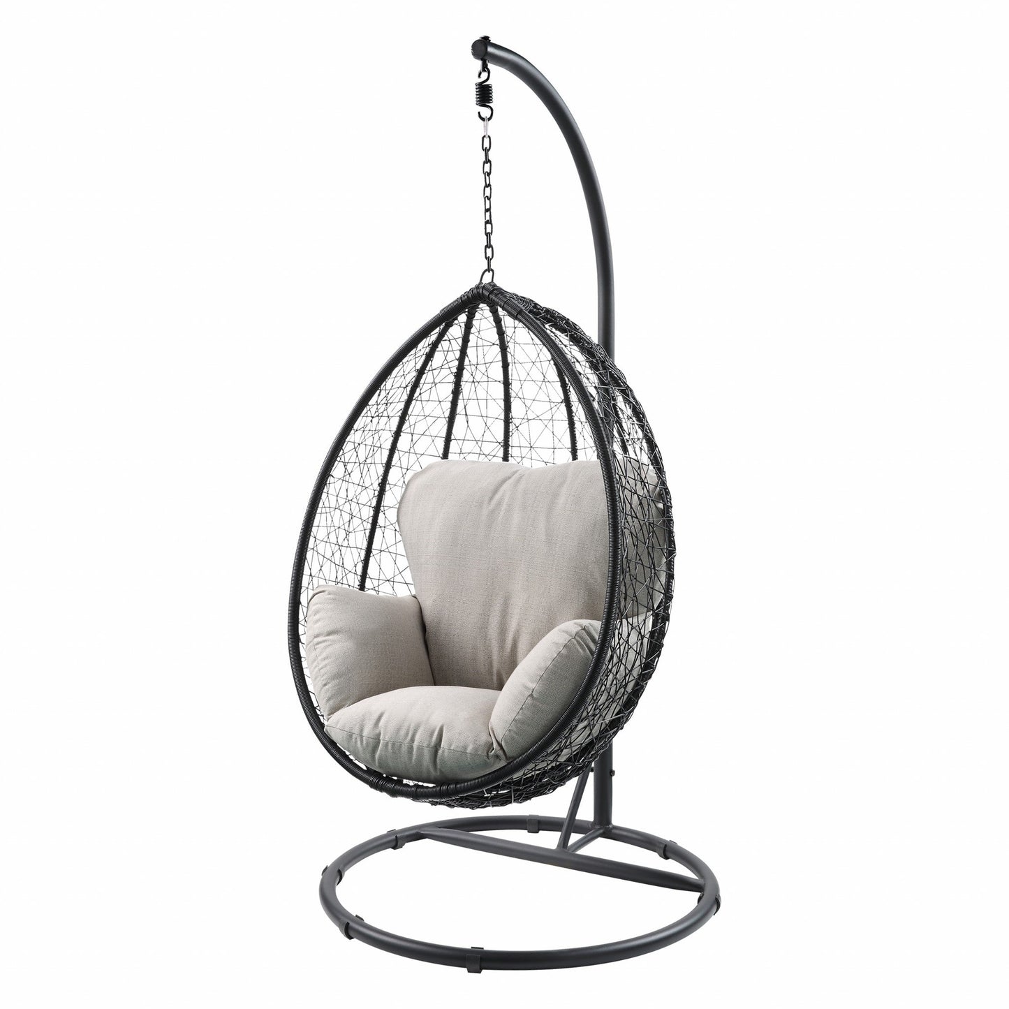 Jade Hanging Pod Wicker Patio Swing Chair