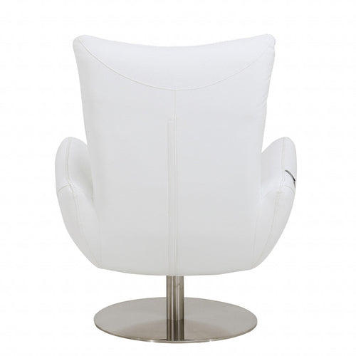 43inches Black Contemporary Leather Lounge Chair