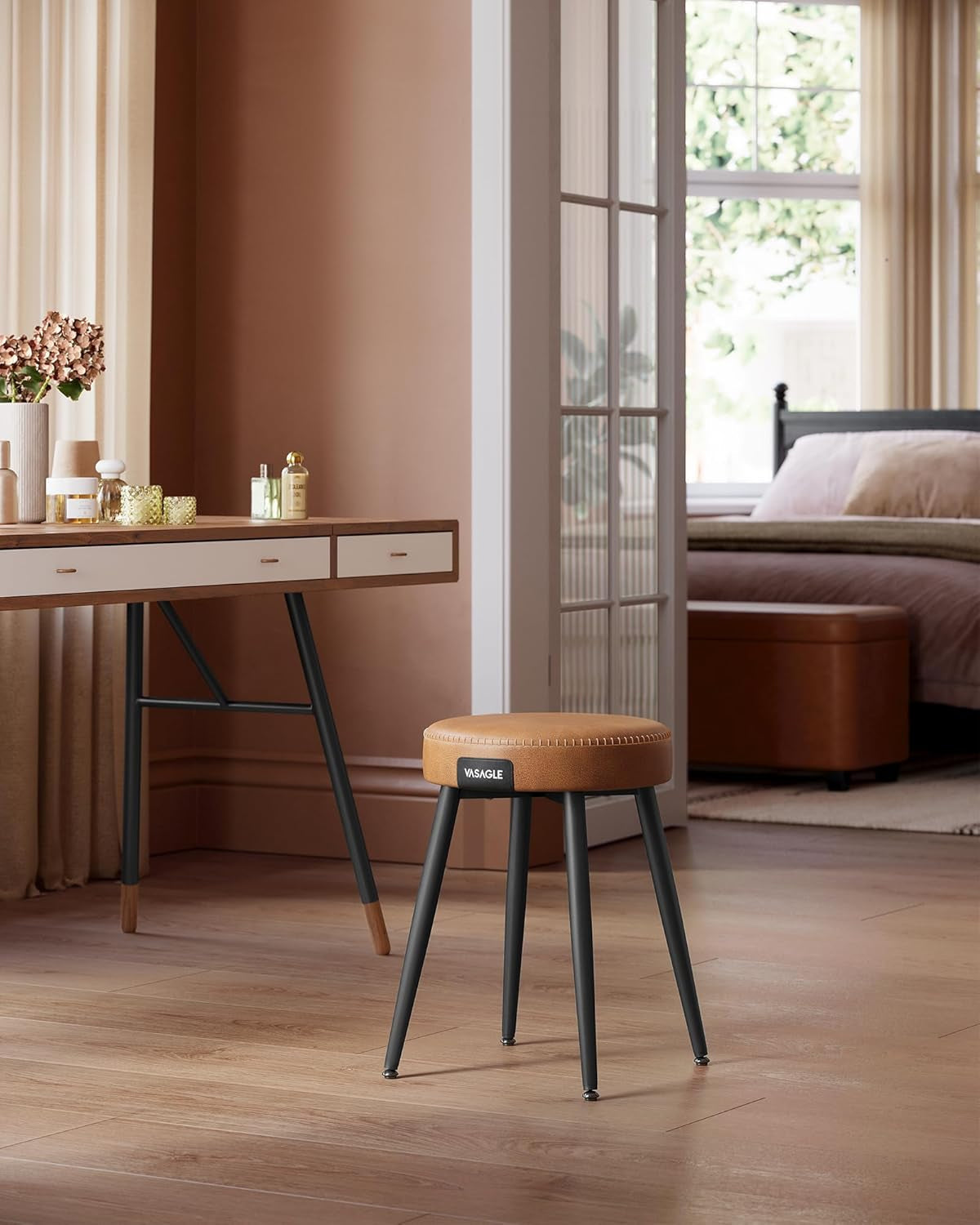 EKHO Collection - Dining Chairs Stools Set of 2, Upholstered Kitchen