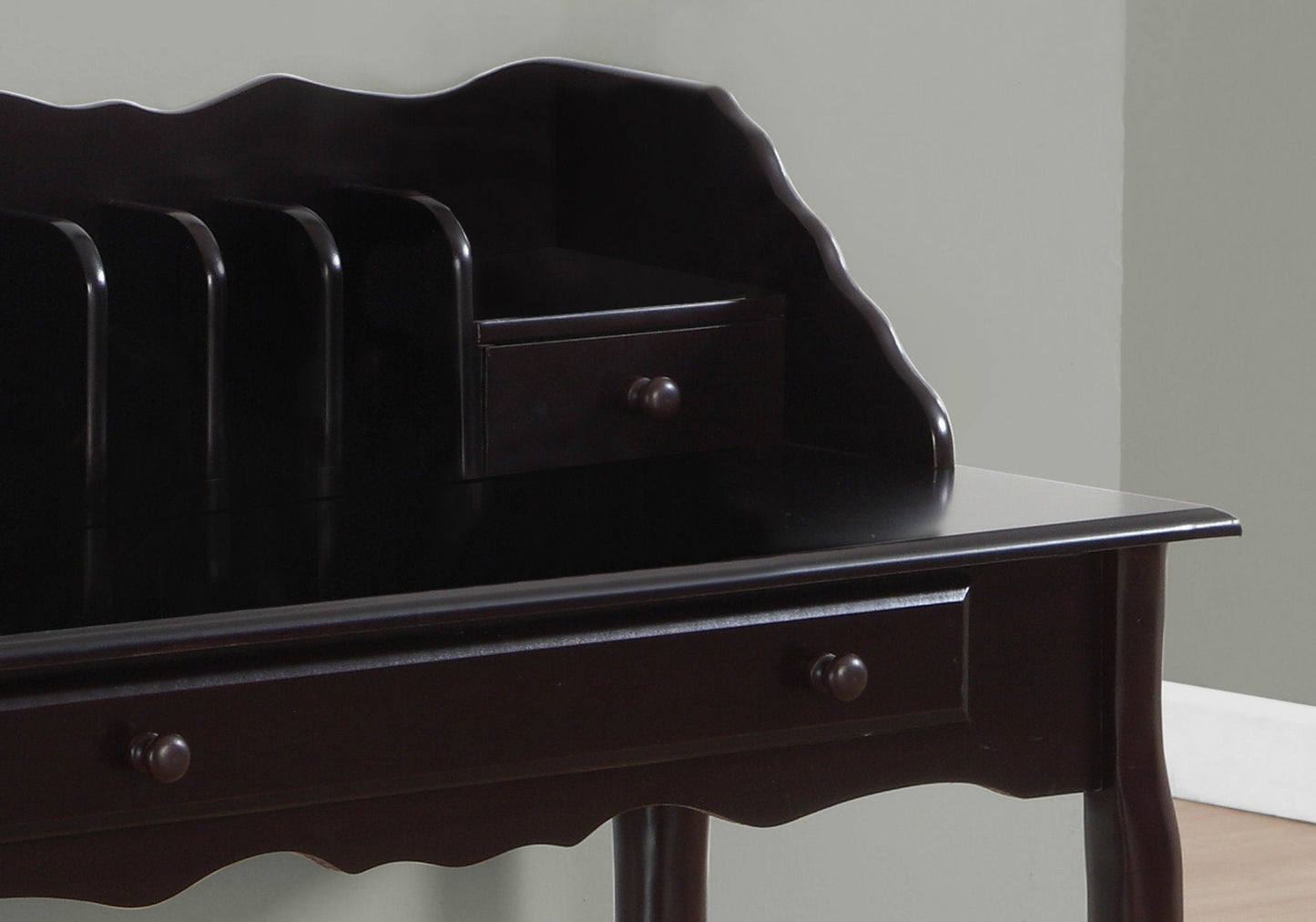 18.25inches x 36inches x 38inches Dark Cherry - Desk