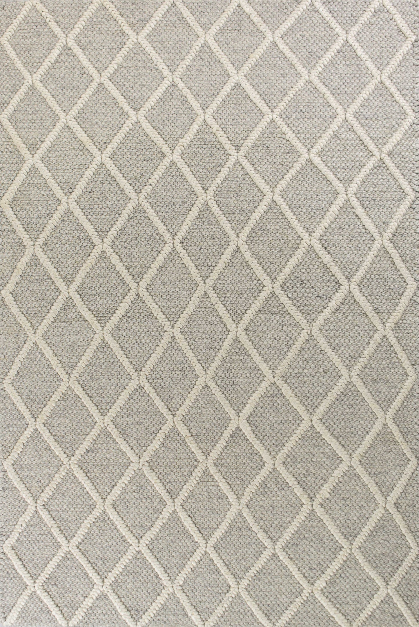 5inches x 7inches  Wool Grey Area Rug