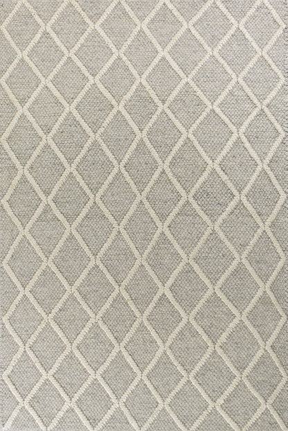 5inches x 7inches  Wool Grey Area Rug