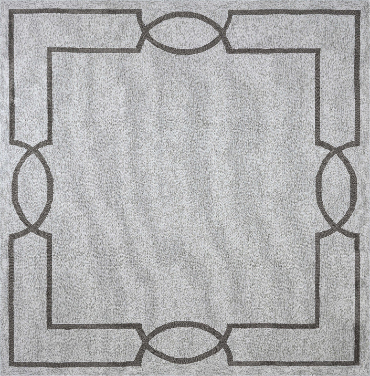 7inches Square   UV treated Polypropylene Oatmeal Area Rug