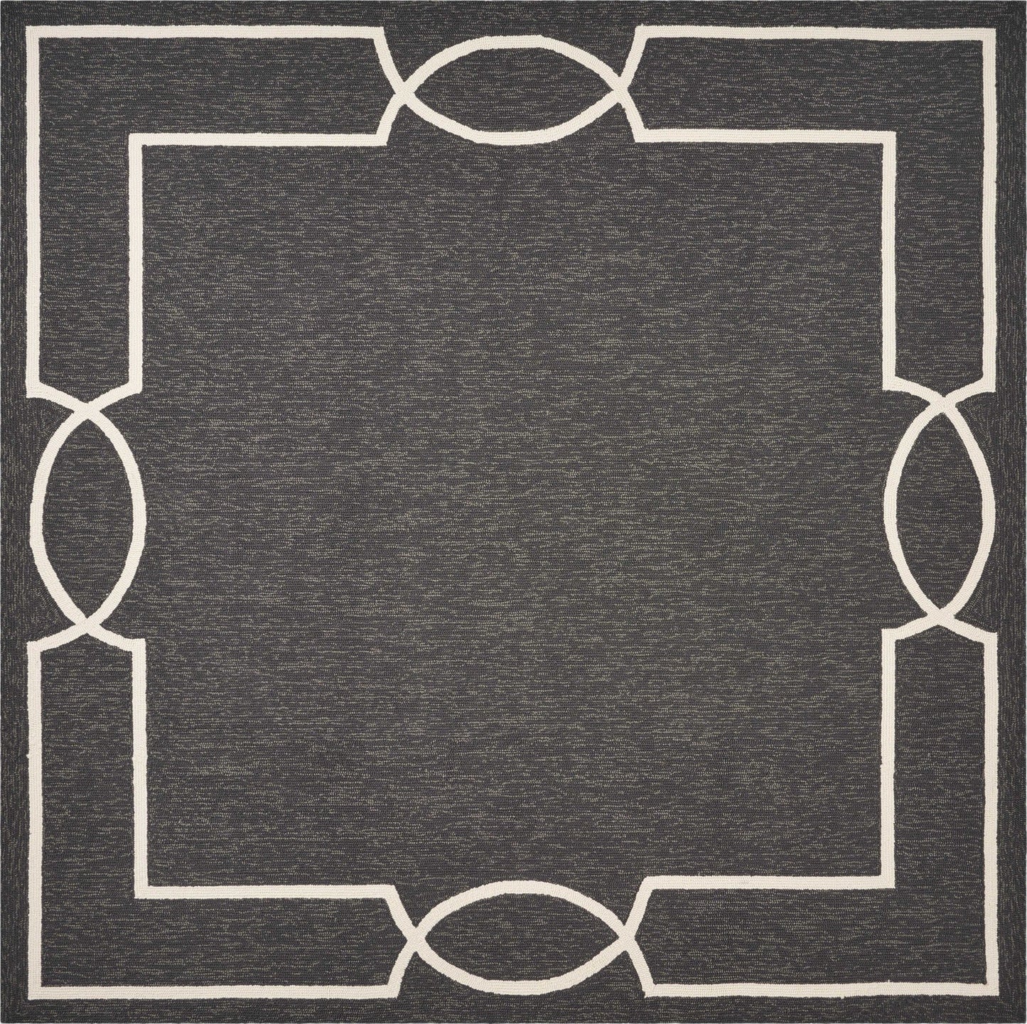 7inches Square   UV treated Polypropylene Onyx Area Rug