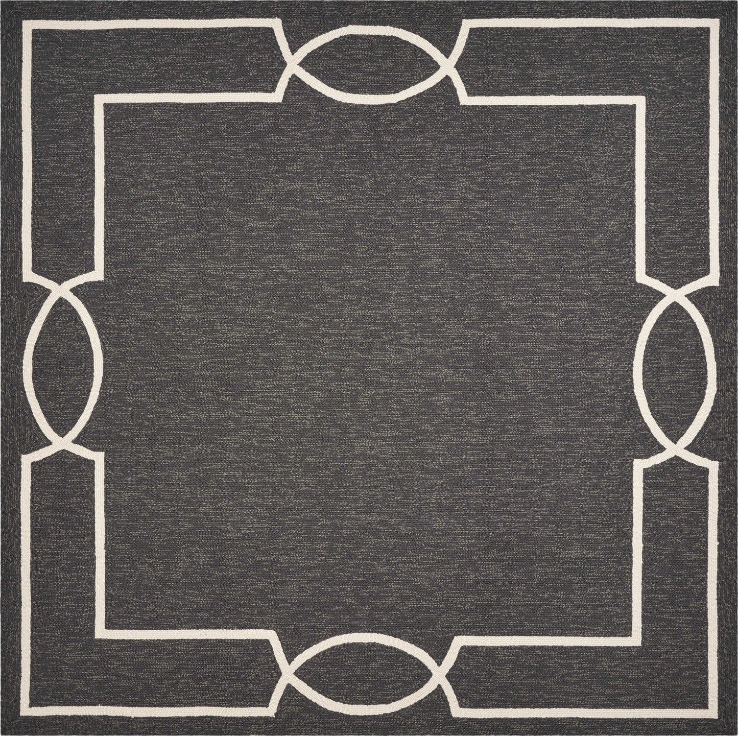 7inches Square   UV treated Polypropylene Onyx Area Rug