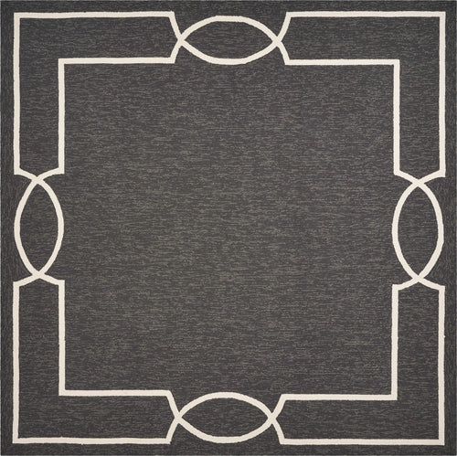 7inches Square   UV treated Polypropylene Onyx Area Rug