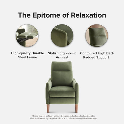 Arthur Recliner Chair with 3 Positions, Accent Chair, Mid Century