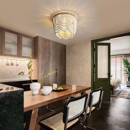 Bohemian Lighting Bohemian Chandelier Handmade Beaded Chandelier