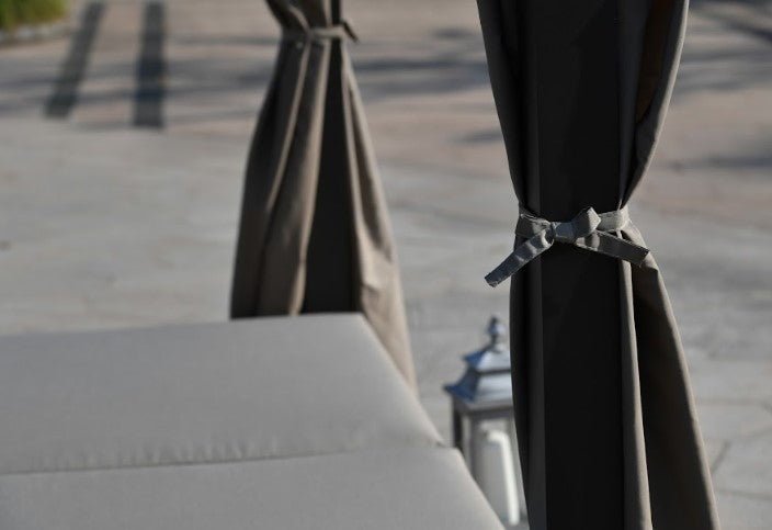 Jade Gray Outdoor Sunbed