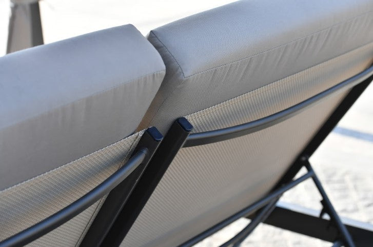 Jade Gray Outdoor Sunbed