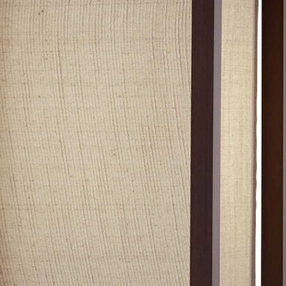 Floor Lamp with Walnut Wood Finish Storage Shelves