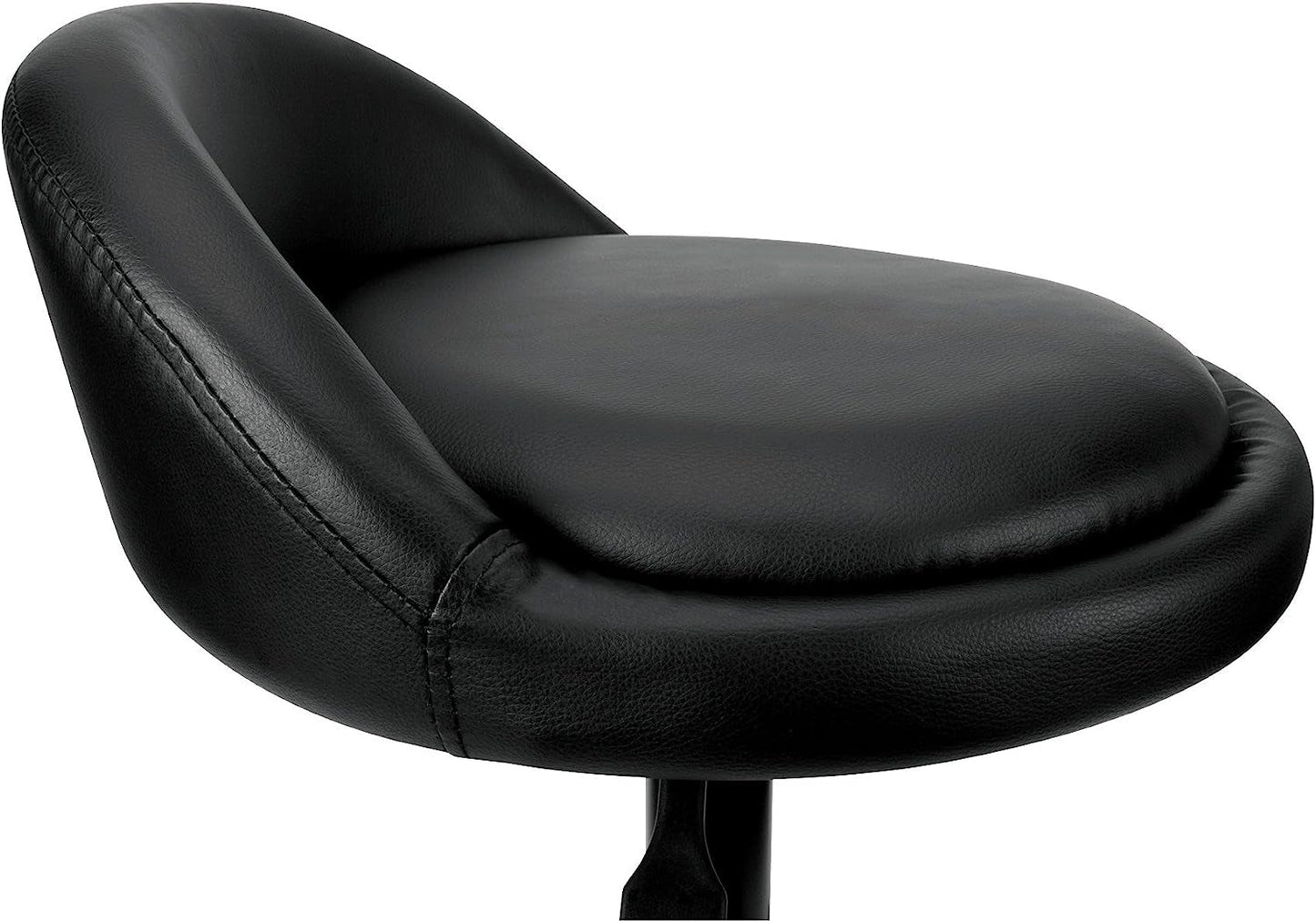 Adjustable Height Pneumatic Swivel Bar Stool, Black