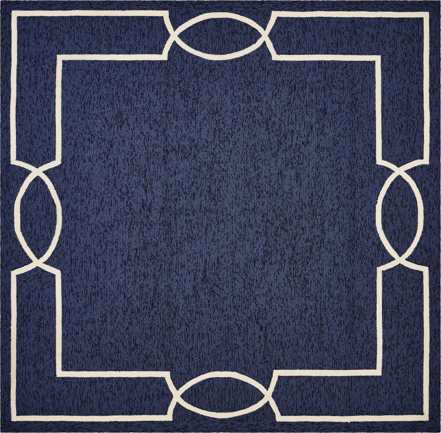 3inches x 5inches Ocean Coastal Bordered Area Rug