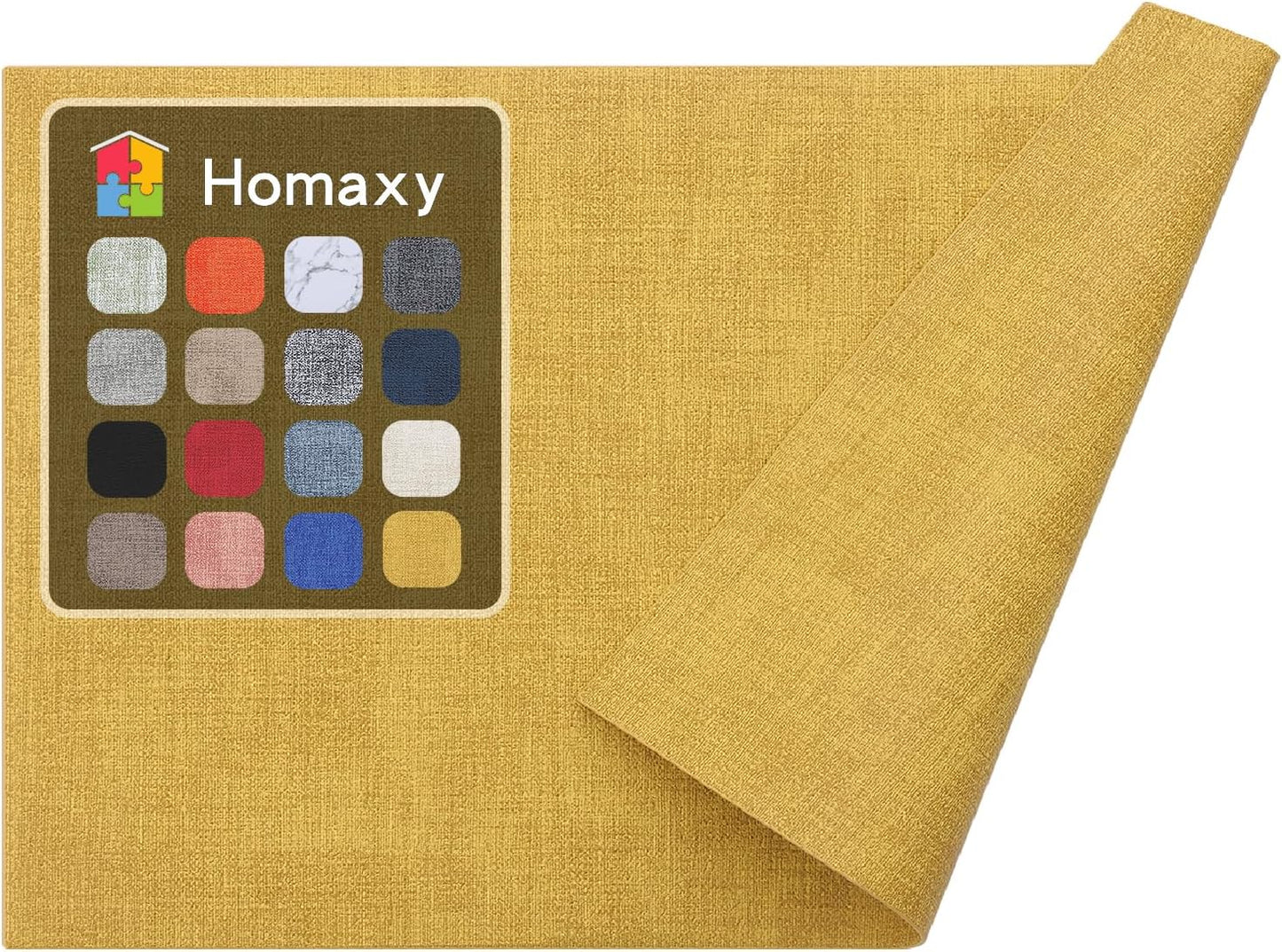 Homaxy Faux Leather Heat Resistant Placemats for Dining Table Set of 6, Waterproof Wipeable Washable PU Table Mats, Easy to Clean Anti-Slip Place Mats, 11.8" X 17", Beige