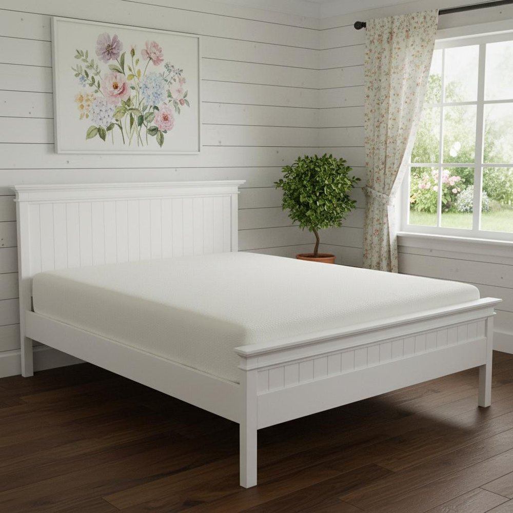 Classic White Panel King Size Bed