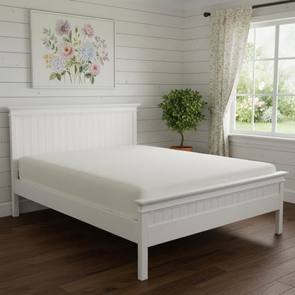 Classic White Panel King Size Bed