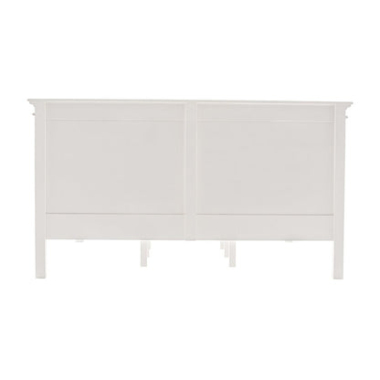 Classic White Panel King Size Bed