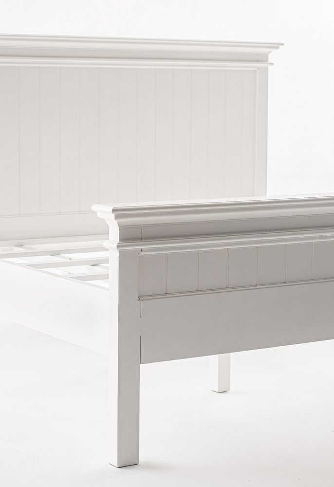Classic White Panel King Size Bed