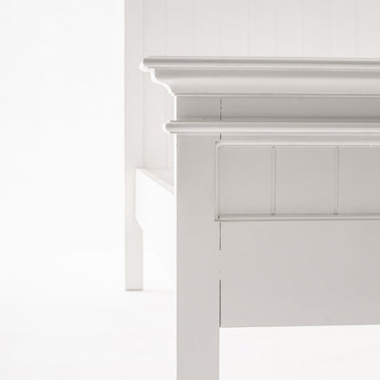 Classic White Panel King Size Bed