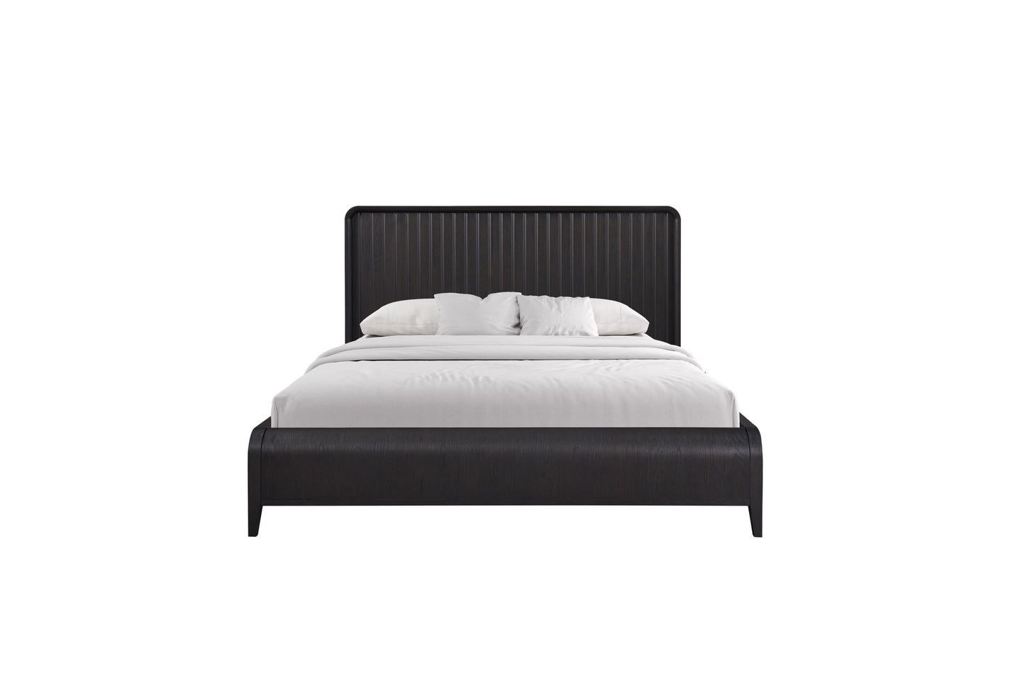 Queen Waterfall Panel Bed