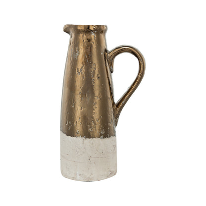 8.9' x 5.7' x 14.4'  Candia Terracotta Pitcher, Sienna Brown