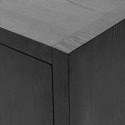 Storage Cabinet Sideboard Wooden Cabinet with 4 Metal handles ,4