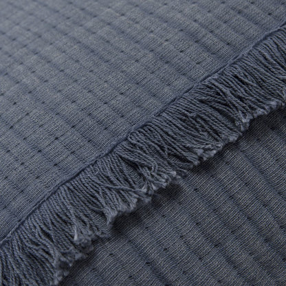 Indigo Checkered King Quilt
