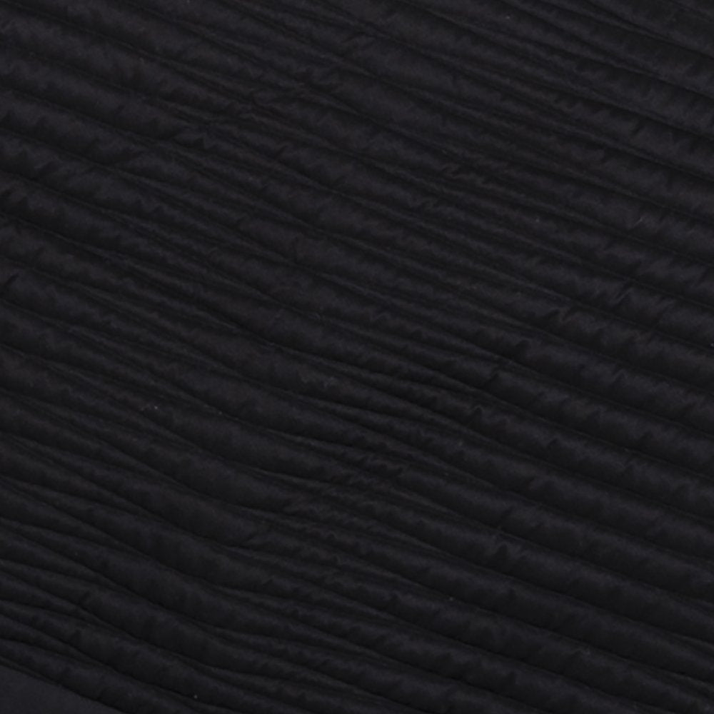Black Geometric Queen Quilt