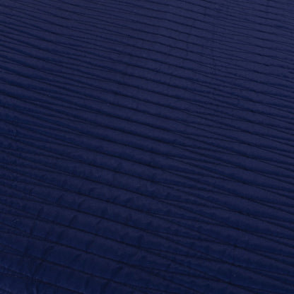 Indigo Geometric King Quilt