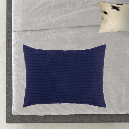 Indigo Geometric King Quilt