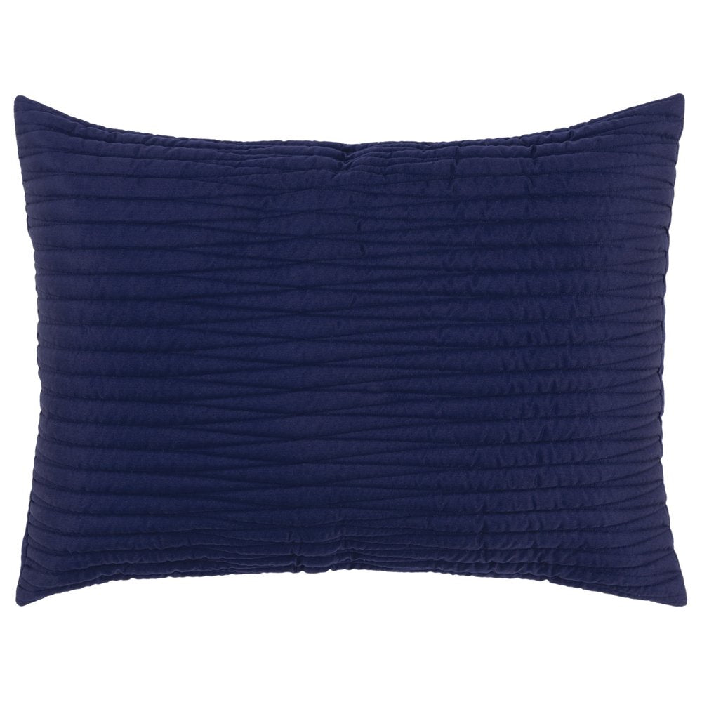 Indigo Geometric Queen Quilt