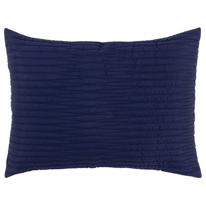 Indigo Geometric Queen Quilt