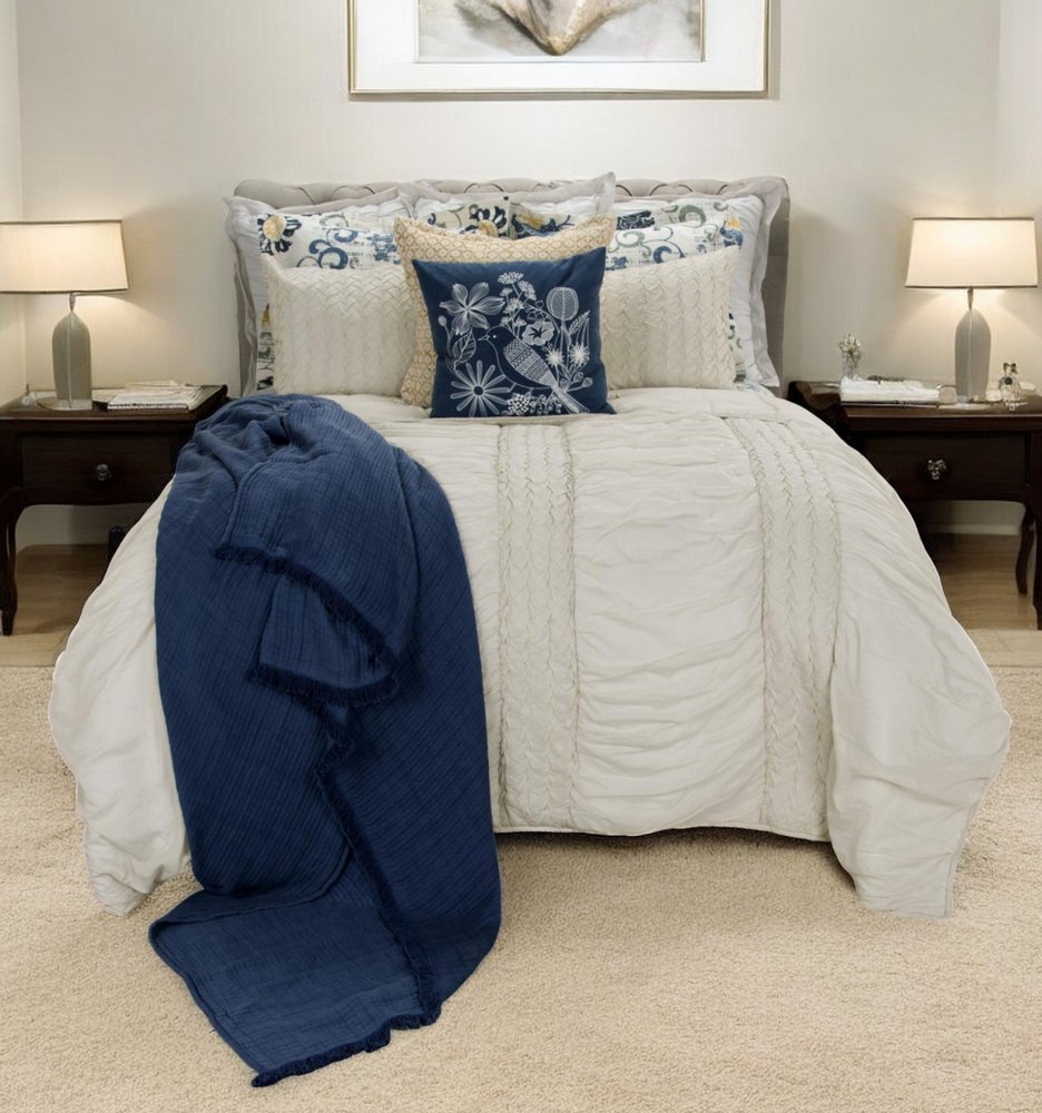 Ivory Geometric Quilt