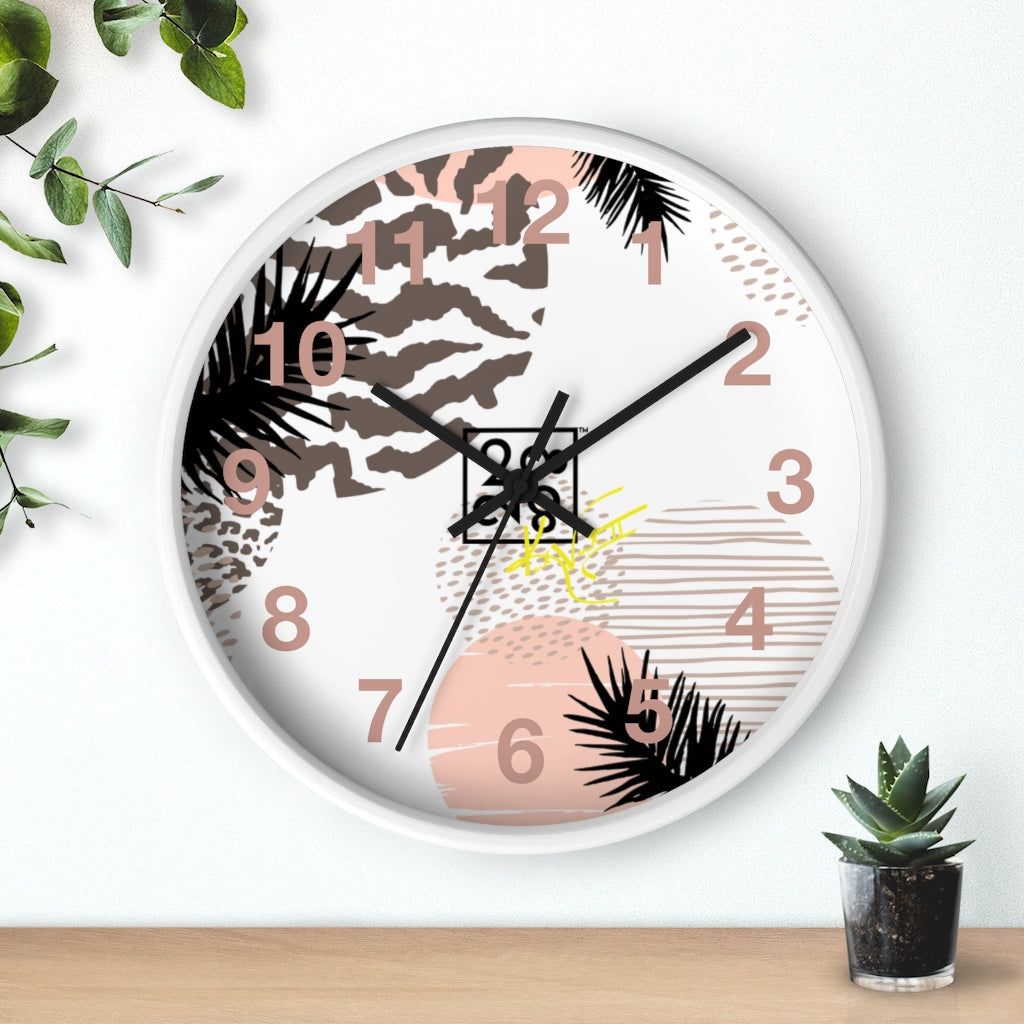 2882Time™ Retro Geometric Wall Clock Collection with Assorted Retro Pattern Designs