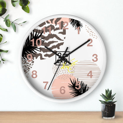 2882Time™ Retro Geometric Wall Clock Collection with Assorted Retro Pattern Designs