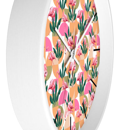 2882Time™ Retro Geometric Wall Clock Collection with Assorted Retro Pattern Designs