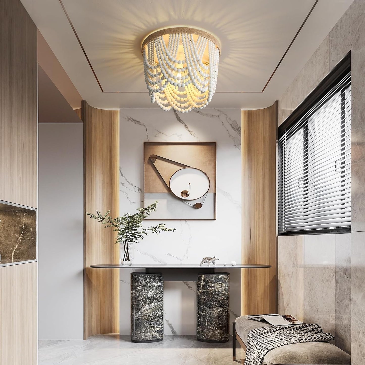 Bohemian Lighting Bohemian Chandelier Handmade Beaded Chandelier