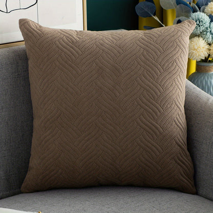 Velvet Square Cushion Cover  Soft Luxurious Plush Decor