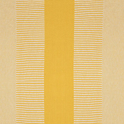 50" X 60" Yellow Woven Cotton Striped Throw Blanket with Tassels