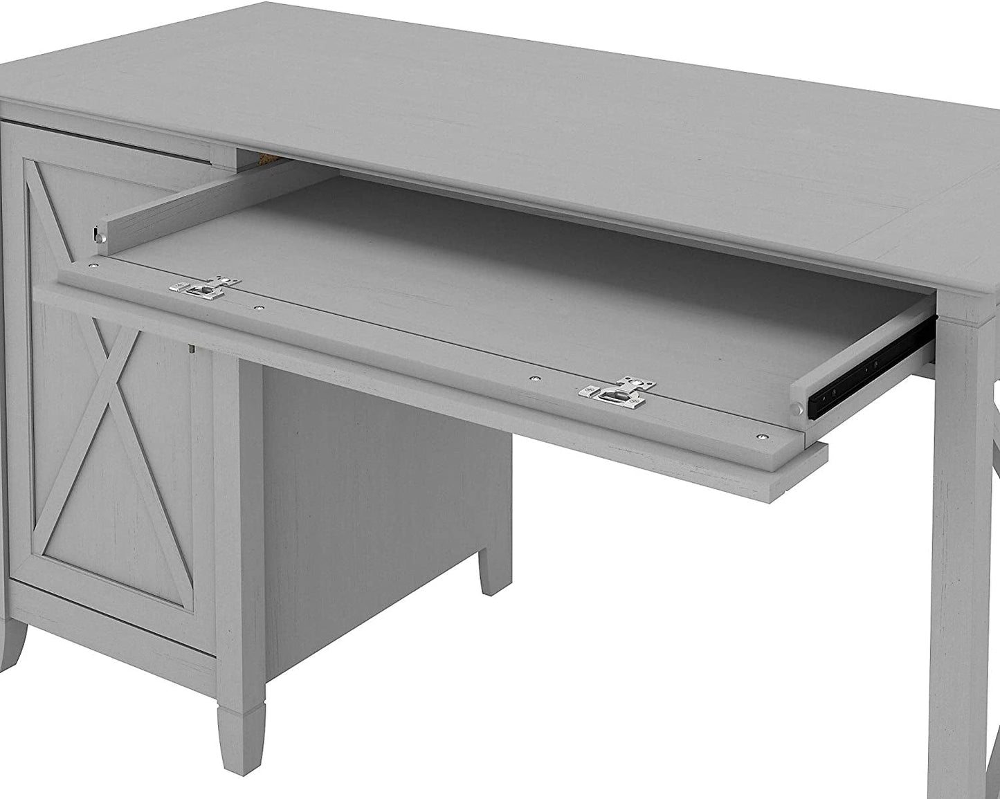 Key West Computer Desk with Storage and File Cabinet Including Lateral Filing